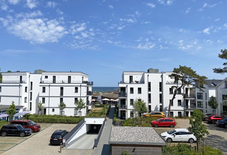 Ausblick vom Balkon