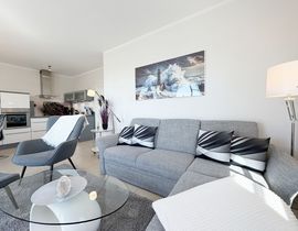 Villa Wilhelmine - Whg. 03 Kreidezimmer mit Südbalkon