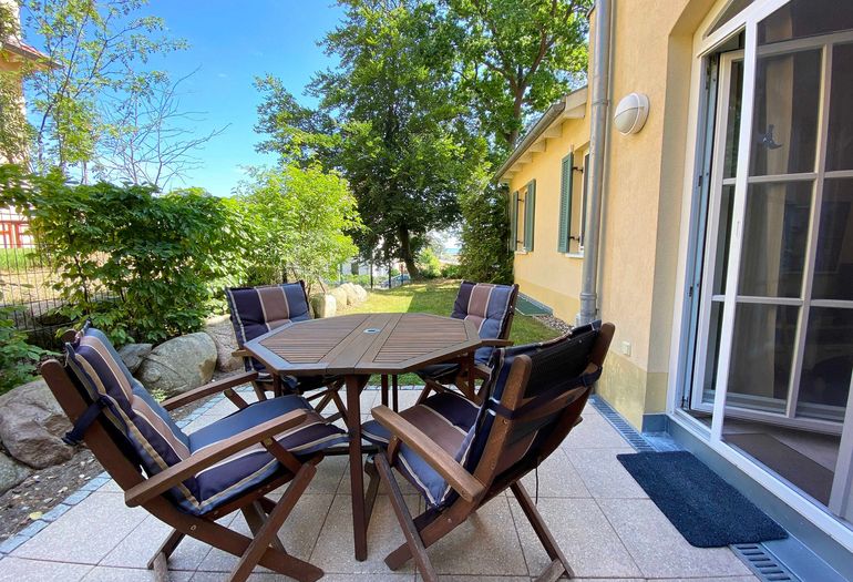 bestuhlte Terrasse