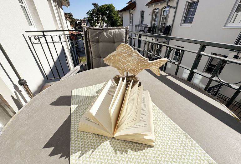 Balkon der Ferienwohnung A 2.11 Sonnendeck Balkon der Ferienwohnung A 2.11 Sonnendeck