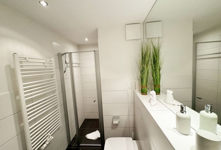 innenliegendes Badezimmer