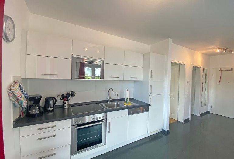 Küchenzeile mit allem was benötigt wird