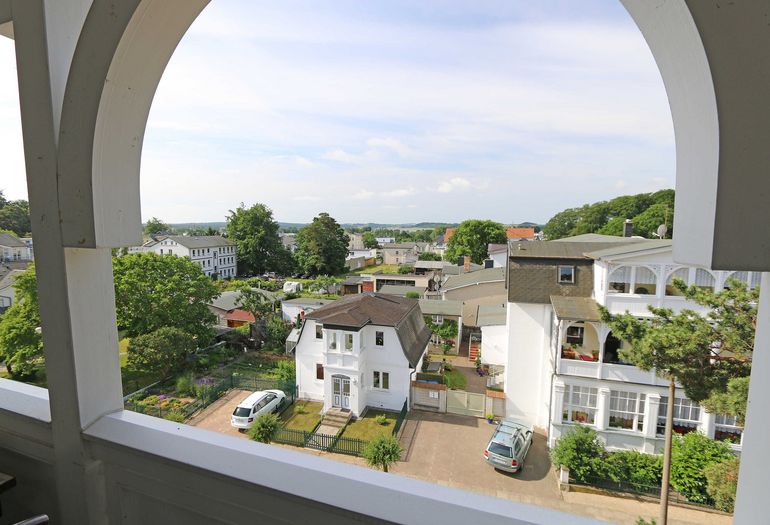 Ausblick vom Balkon