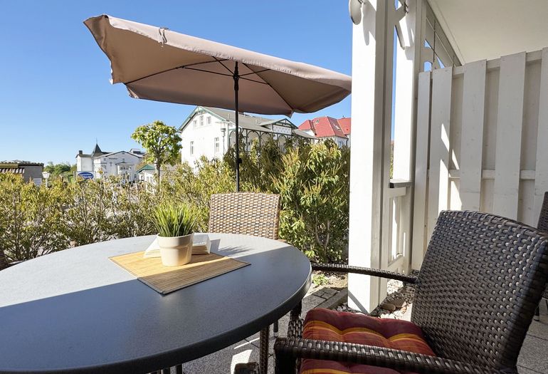 bestuhlte Terrasse