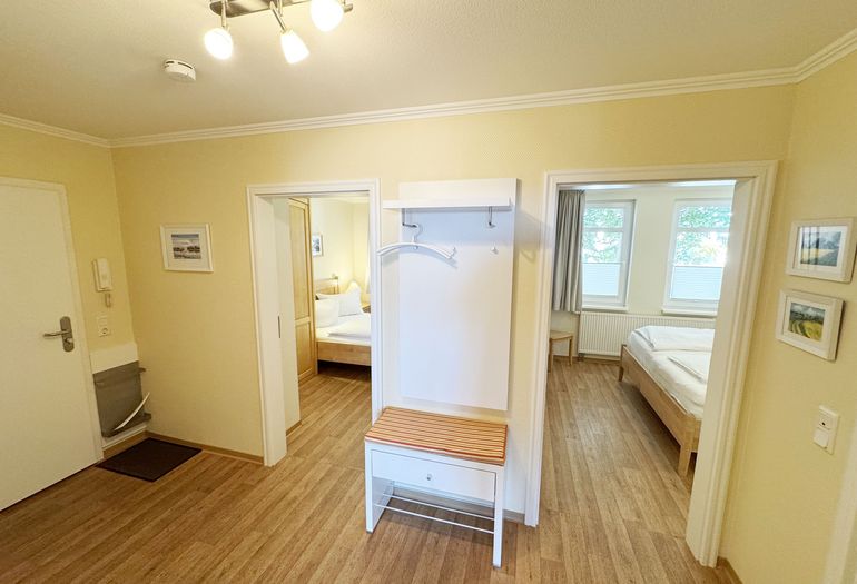 Blick in die beiden Schlafzimmer