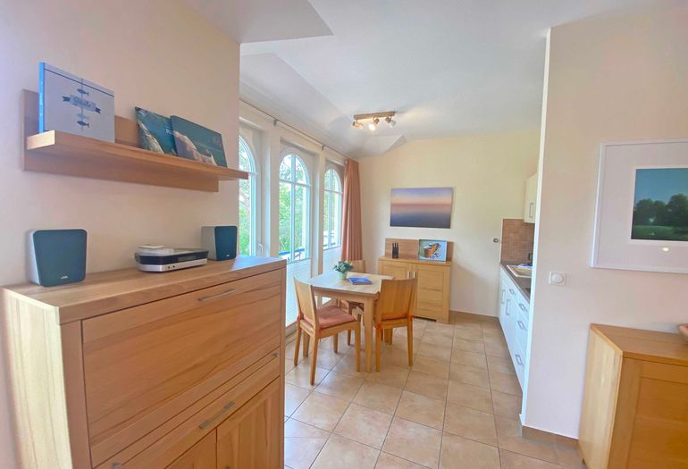 Blick in die kleine Küche