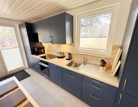 Haus Düne mit Sauna - Doppelhaushälfte Nr. 1 mit Terrasse & Sauna
