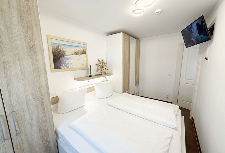Haus Meeresblick A 0.04 Weiße Düne-Schlafzimmer Haus Meeresblick A 0.04 Weiße Düne-Schlafzimmer
