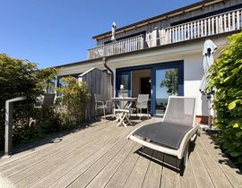 Zollhaus Klein Zicker - Wohnung 02 mit Südterrasse und Meerblick