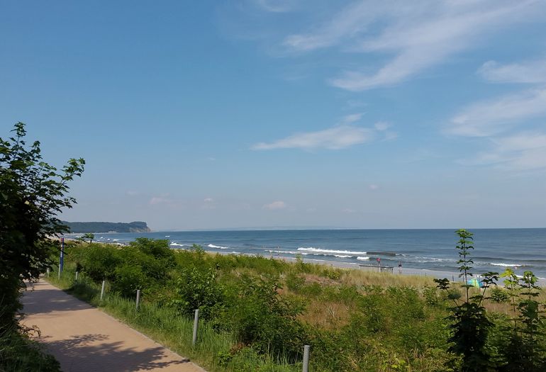 feinsandiger Strand von Baabe bis Göhren feinsandiger Strand von Baabe bis Göhren