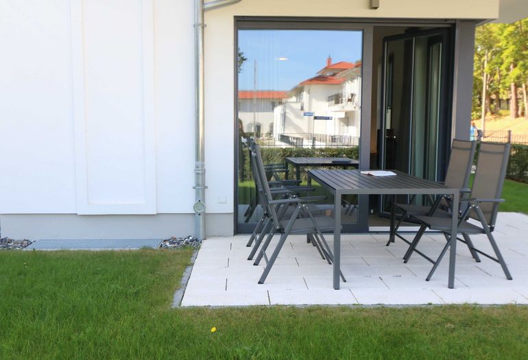 bestuhlte Terrasse