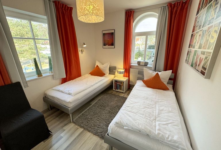 Villa Wilhelmine WE 04 Schlafzimmer für 2 Personen (Einzelbetten