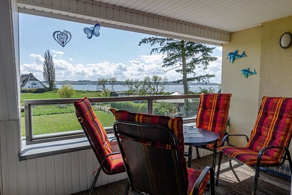 Haus Inselperle Whg. 05 mit Balkon und Boddenblick
