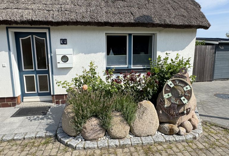 Eingangsbereich zum Haus an der Wiek