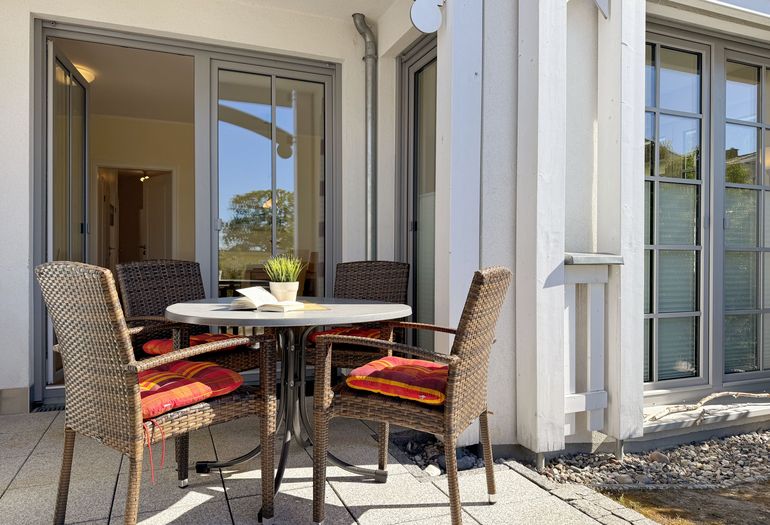 bestuhlte Terrasse