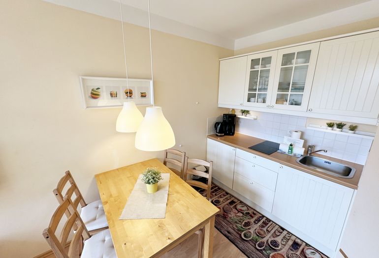 Küchenzeile mit 2 Zonenfeld