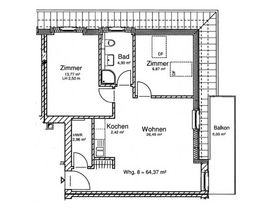 Haus Sonne Whg. 08 mit Süd/Westbalkon