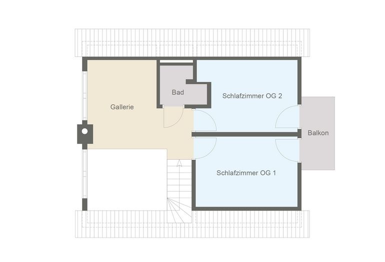 Grundriss Obergeschoss