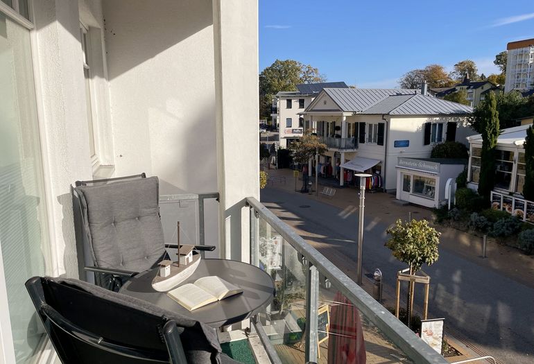 Appartementanlage Granitz Balkon