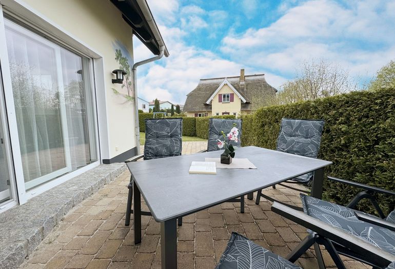 bestuhlte Terrasse