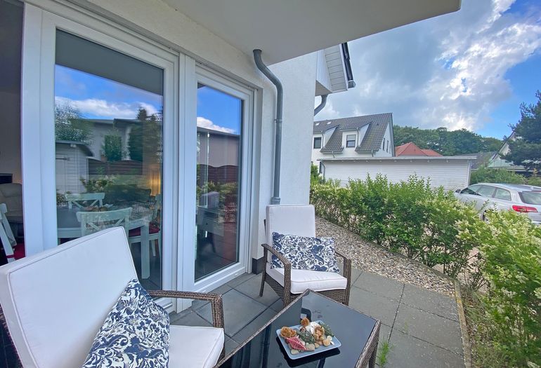 bestuhlte Terrasse