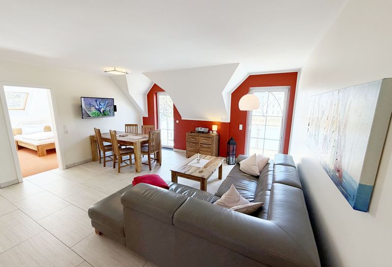 Haus Sonne Ferienwohnung 08 - Wohnzimmer Haus Sonne Ferienwohnung 08 - Wohnzimmer