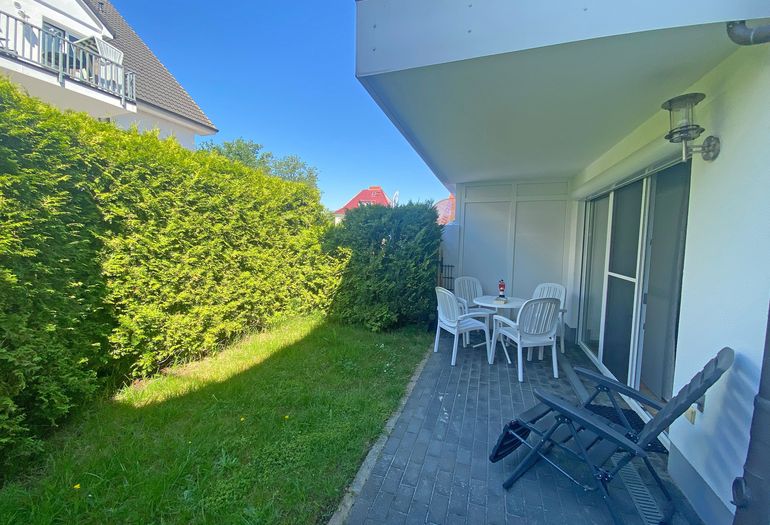 bestuhlte Terrasse