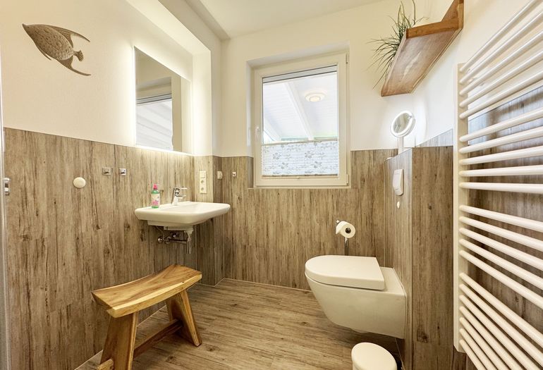 1.Tageslichtbad Wc und Waschbecken