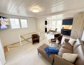 Haus Düne mit Sauna - Doppelhaushälfte Nr. 2 mit Terrasse & Sauna