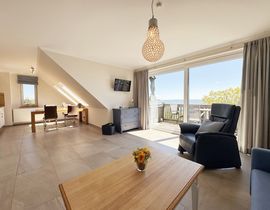 Zollhaus Klein Zicker - Wohnung 04 mit Südbalkon und Meerblick