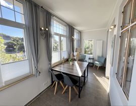 Haus Seestern Whg. 2 Rosengarten mit Terrasse und Sauna