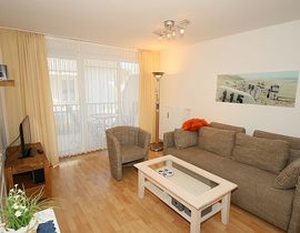 Ferienwohnung 06 Strandkieker mit Balkon
