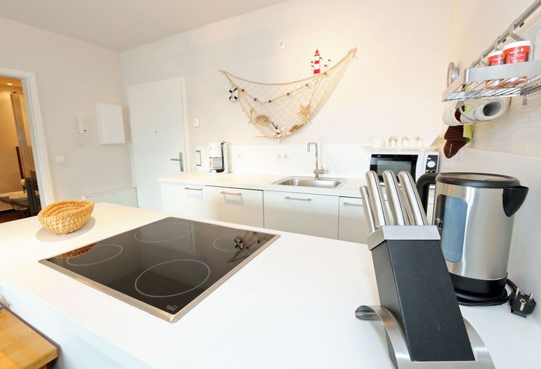 Kochbereich der Ferienwohnung Kochbereich der Ferienwohnung
