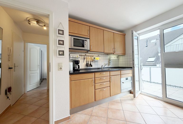 Ferienwohnung Strandmöwe- Küchenzeile
