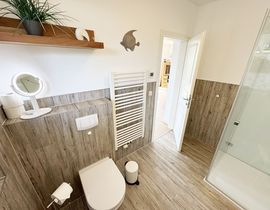 Ferienhaus Uns lütt Hus mit Sauna, Kamin & Terrasse